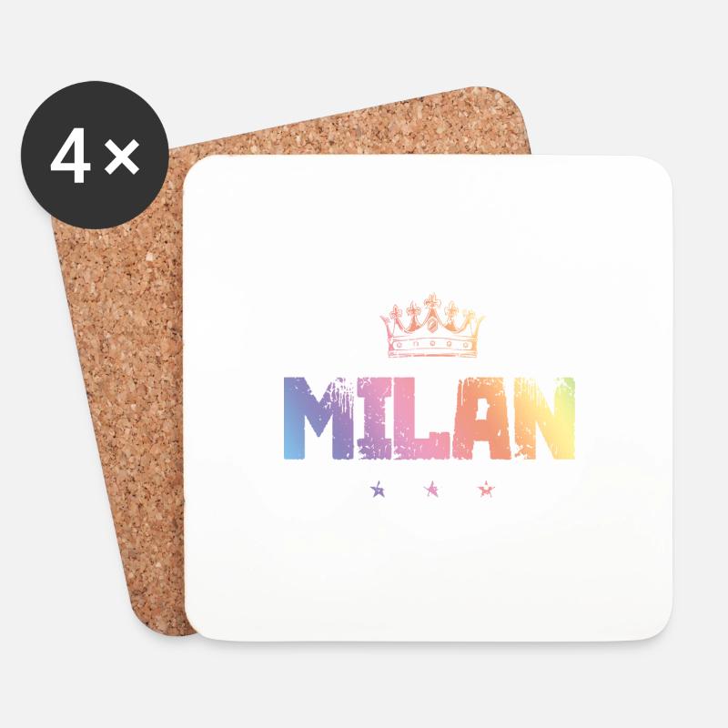 Milan - Untersetzer (4er-Set) - Weiß