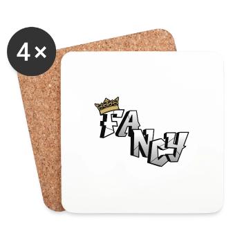 Fancy/Stylish - Coasters (set of 4) - white - Front