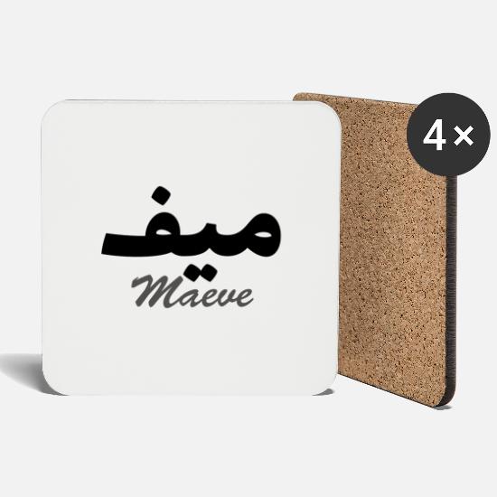Maeve arabic calligraphy first name' Coasters | Spreadshirt