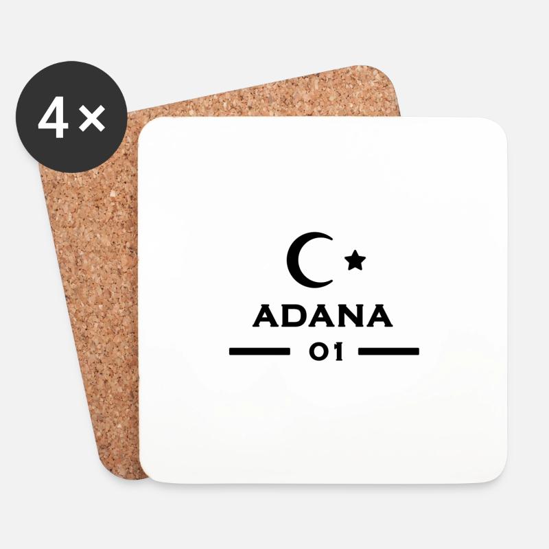 Adana - Untersetzer (4er-Set) - Weiß