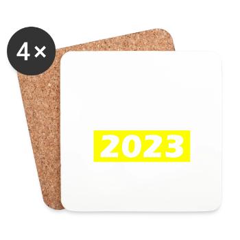 Jga 2023 Junggesellenabschied - Untersetzer (4er-Set) - Weiß - Vorne