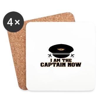 Airplane Bus Driver - Airplane Pilot Travel Travel - Coasters (set of 4) - white - Front