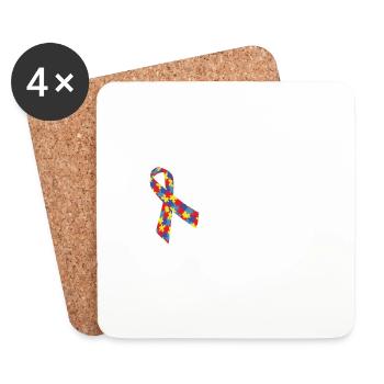 Sped Teacher Choose to Include ABA Therapist - Coasters (set of 4) - white - Front