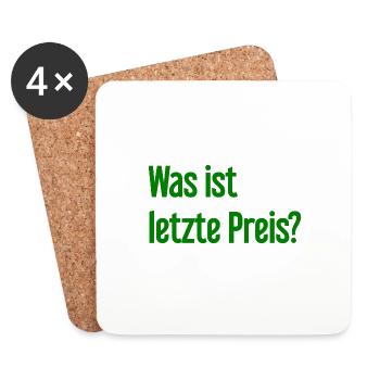 What is last price? - Coasters (set of 4) - white - Front