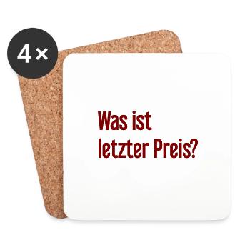 What is last price? - Coasters (set of 4) - white - Front