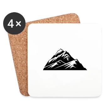 Mountain - Coasters (set of 4) - white - Front
