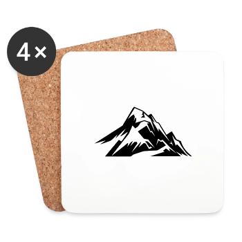 Mountain - Coasters (set of 4) - white - Front