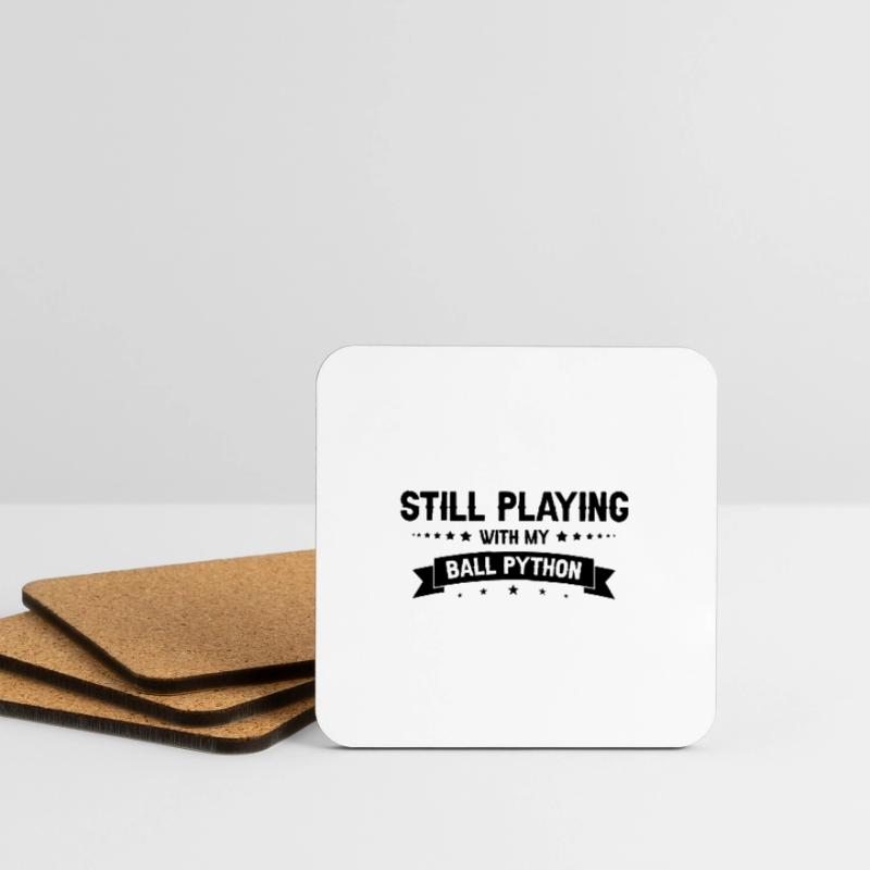 King python design for snake lovers Coasters (set of 4)