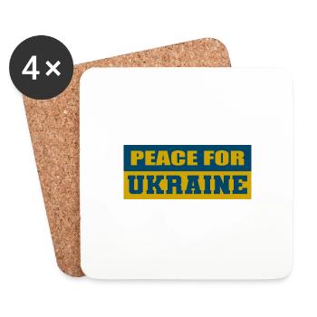 Peace for Ukraine Peacemaker Poison - Coasters (set of 4) - white - Front