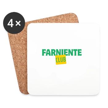 Farniente Club - Dessous de verre (lot de 4) - blanc - Devant