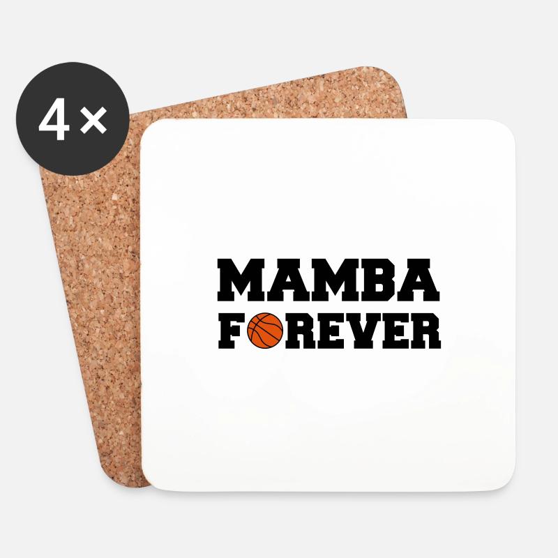 mamba forever 02 - Untersetzer (4er-Set) - Weiß