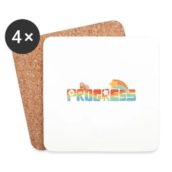 Paraprofessional Sped Teacher Progress Is Not - Coasters (set of 4) - white - Front
