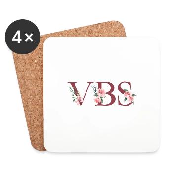 VBS Crew Teacher Student Summer Camp Vacation - Coasters (set of 4) - white - Front
