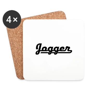 Jogger - Untersetzer (4er-Set) - Weiß - Vorne