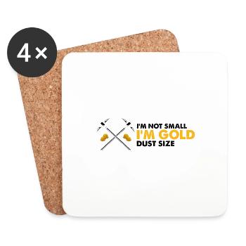 Gold Digger Gold Panning Gold Mining Designs - Coasters (set of 4) - white - Front