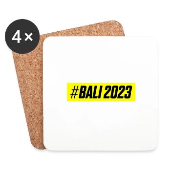 Bali 2023 - Untersetzer (4er-Set) - Weiß - Vorne