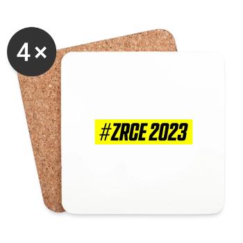 Zrce 2023 - Dessous de verre (lot de 4) - blanc - Devant