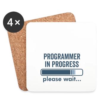 Programmers in the making - Coasters (set of 4) - white - Front
