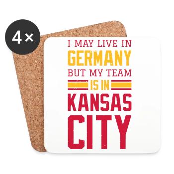 Kansas City - Untersetzer (4er-Set) - Weiß - Vorne