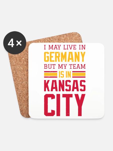 Kansas City - Untersetzer (4er-Set) - Weiß
