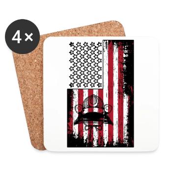 Aikido - Coasters (set of 4) - white - Front