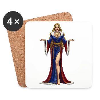 Freya Cosplay - Coasters (set of 4) - white - Front