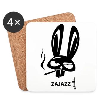 ZAJAZZ - Coasters (set of 4) - white - Front