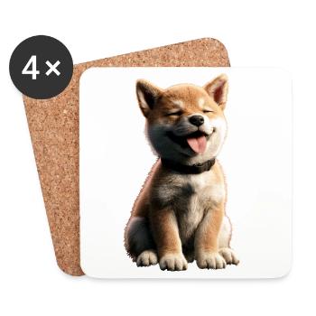 Shiba Inu Dog Japanese Dog Breed Japan Shibas - Coasters (set of 4) - white - Front