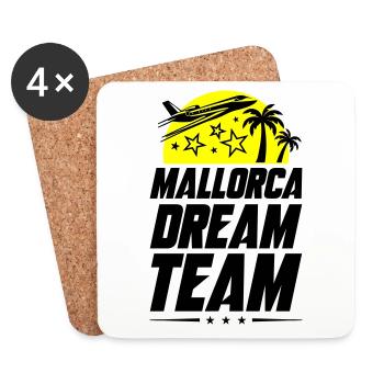 Mallorca Dream Team - Coasters (set of 4) - white - Front