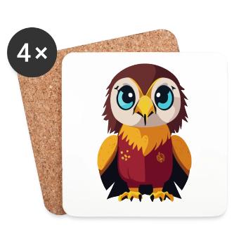 Aigle - Dessous de verre (lot de 4) - blanc - Devant