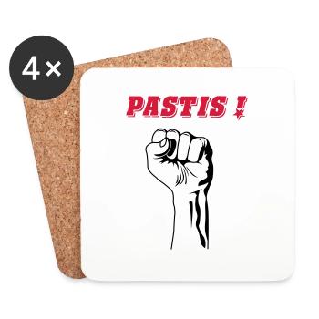 REVOLUTION PASTIS - Dessous de verre (lot de 4) - blanc - Devant