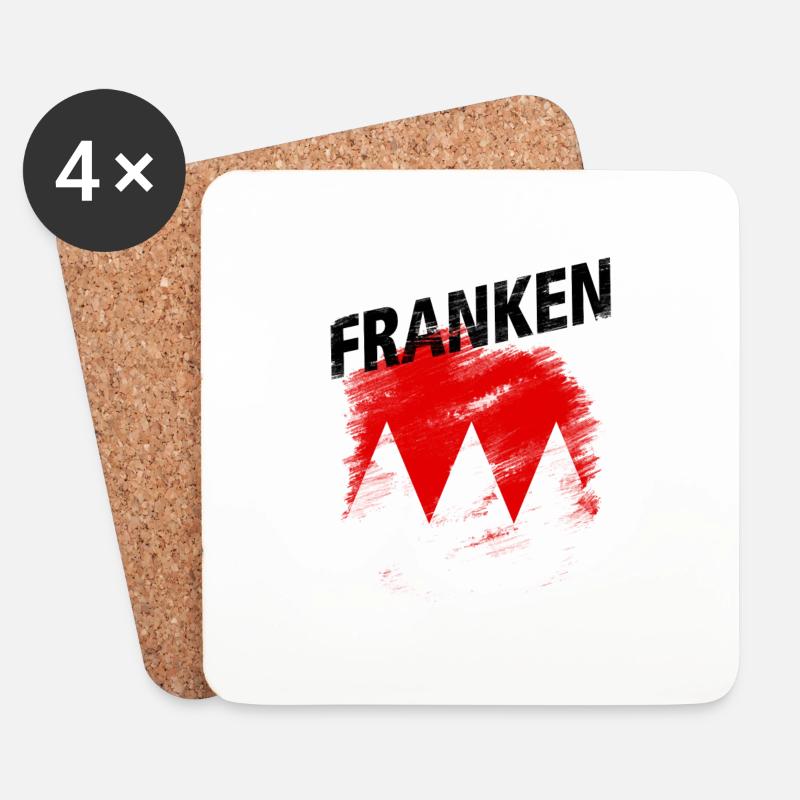 Franken - Untersetzer (4er-Set) - Weiß