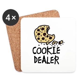 cookie_dealer - Coasters (set of 4) - white - Front