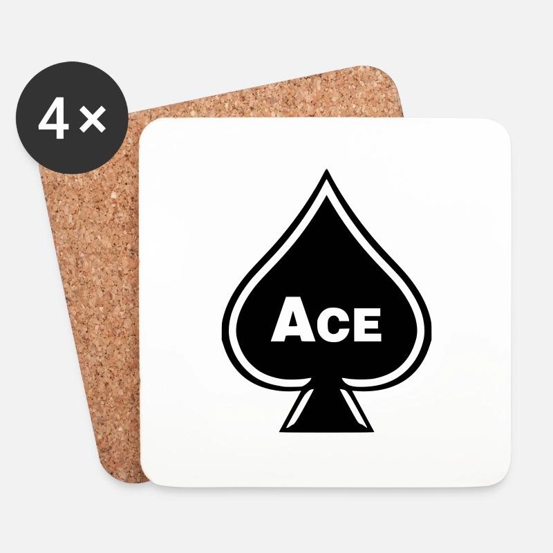 ace - Untersetzer (4er-Set) - Weiß