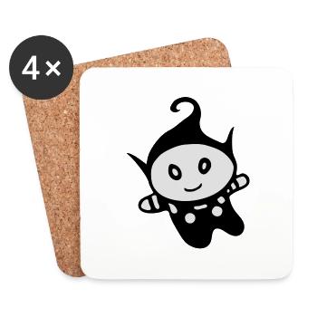 sprite - Coasters (set of 4) - white - Front