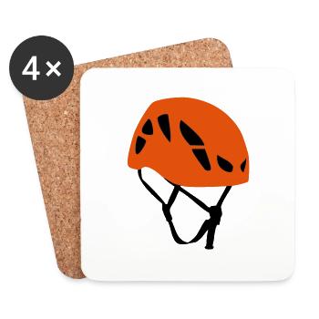 Casque d'escalade - Dessous de verre (lot de 4) - blanc - Devant
