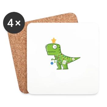 Baum Rex Tree Rex - Untersetzer (4er-Set) - Weiß - Vorne
