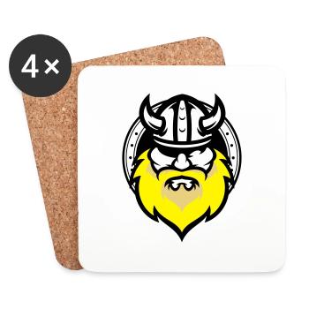 Odin - Coasters (set of 4) - white - Front