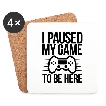 gaming - Coasters (set of 4) - white - Front