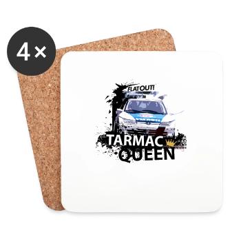 TARMAC QUEEN 306 MAXI TEE SHIRT - Dessous de verre (lot de 4) - blanc - Devant