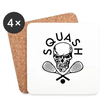 squash - Coasters (set of 4) - white - Front