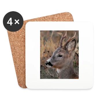 animals - Coasters (set of 4) - white - Front