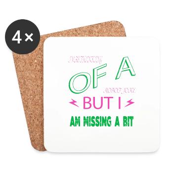 engineer birthday present idea gift idea funny - Untersetzer (4er-Set) - Weiß - Vorne