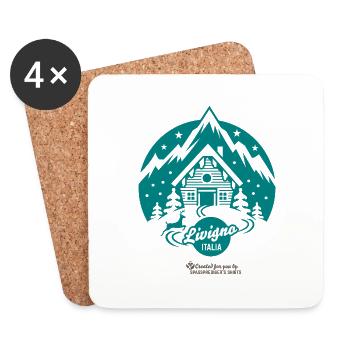Livigno - Coasters (set of 4) - white - Front
