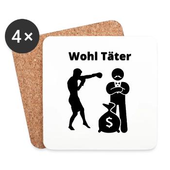 Wohltäter - Untersetzer (4er-Set) - Weiß - Vorne