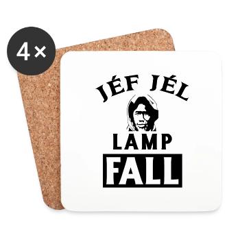 Lamp Fall Cheikh Ibra Fall Magal de Touba Geschenk - Untersetzer (4er-Set) - Weiß - Vorne