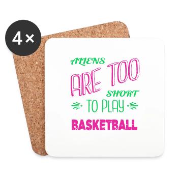 funny sayings present birthday present idea play - Untersetzer (4er-Set) - Weiß - Vorne