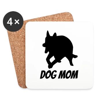 Chien Cadeau Chien Propriétaire Labrador Pet Dog - Dessous de verre (lot de 4) - blanc - Devant