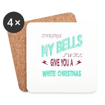 Fairy Tail Bubaprints Bedroom Animal Bodybuilding - Coasters (set of 4) - white - Front