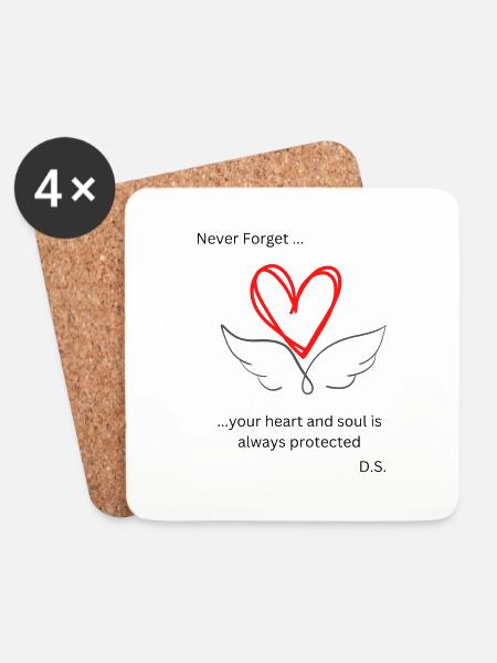 Never forget... - Coasters (set of 4) - white
